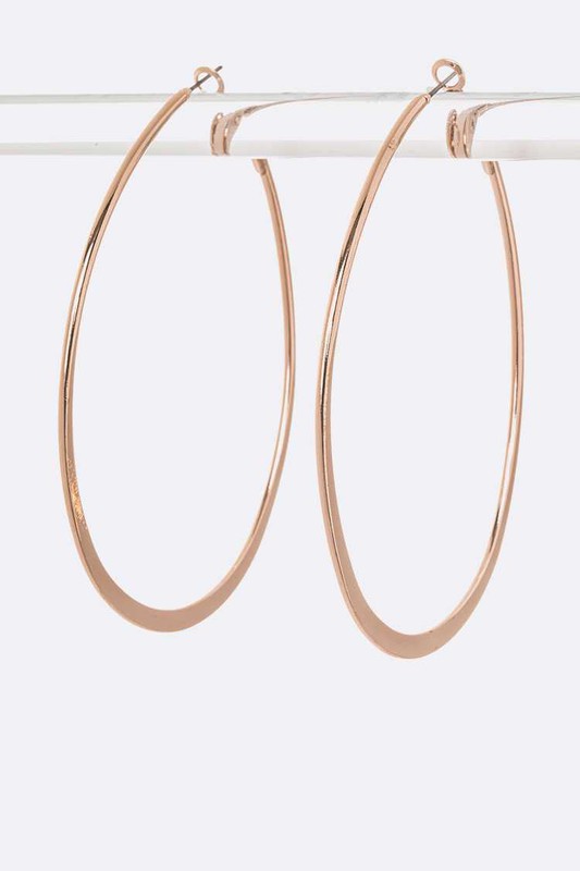 Classic Teardrop Large Hoops