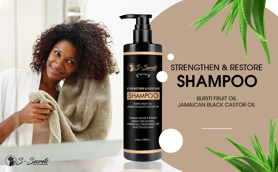 Strengthen & Restore Shampoo With Buriti Fruit and Jamaican Black
