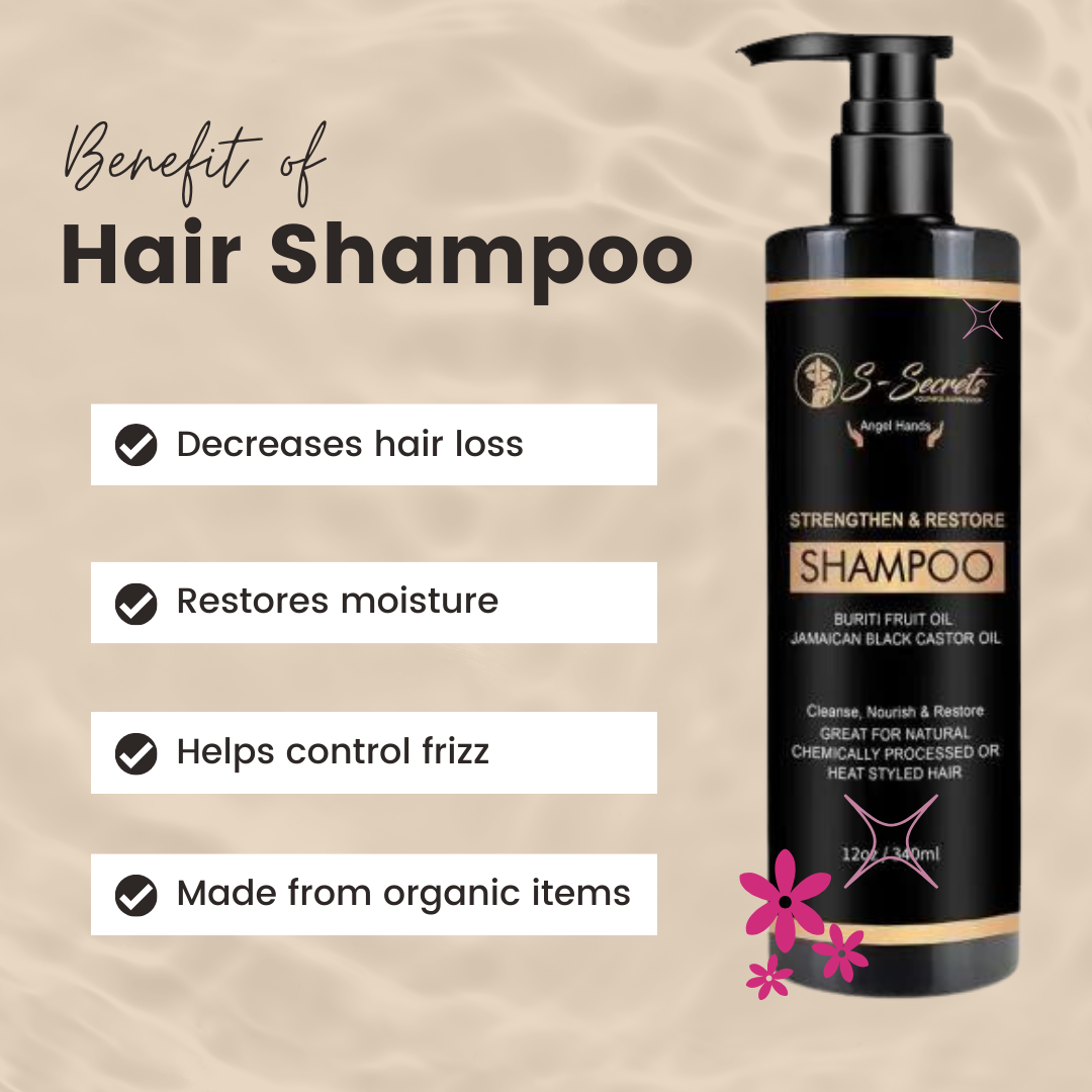 Strengthen & Restore Shampoo With Buriti Fruit and Jamaican Black