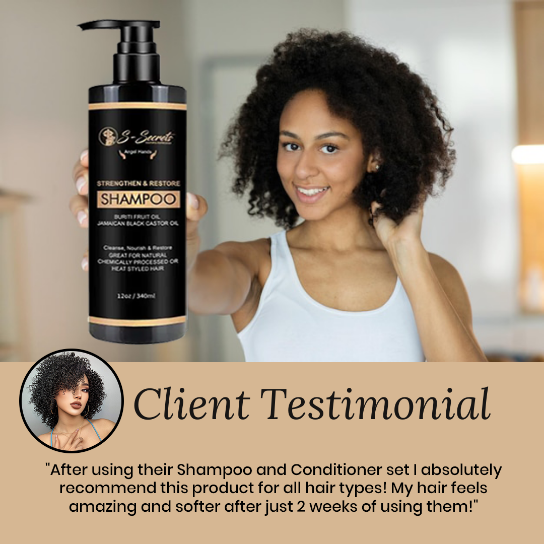 Strengthen & Restore Shampoo With Buriti Fruit and Jamaican Black