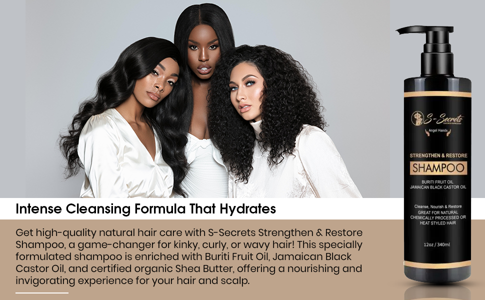 Strengthen & Restore Shampoo With Buriti Fruit and Jamaican Black
