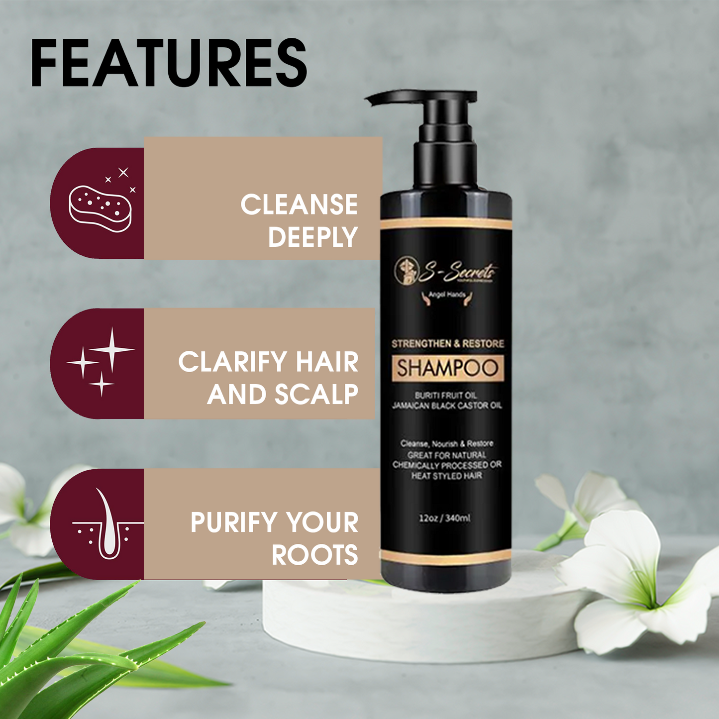 Wash & Nourish Kit For All Hair Types, No Sulfates, Paraben, Silicone