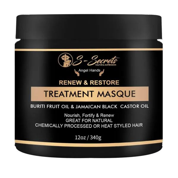 Buriti Fruit Oil and Jamaican Black Castor Oil Hair Masque, Essentials
