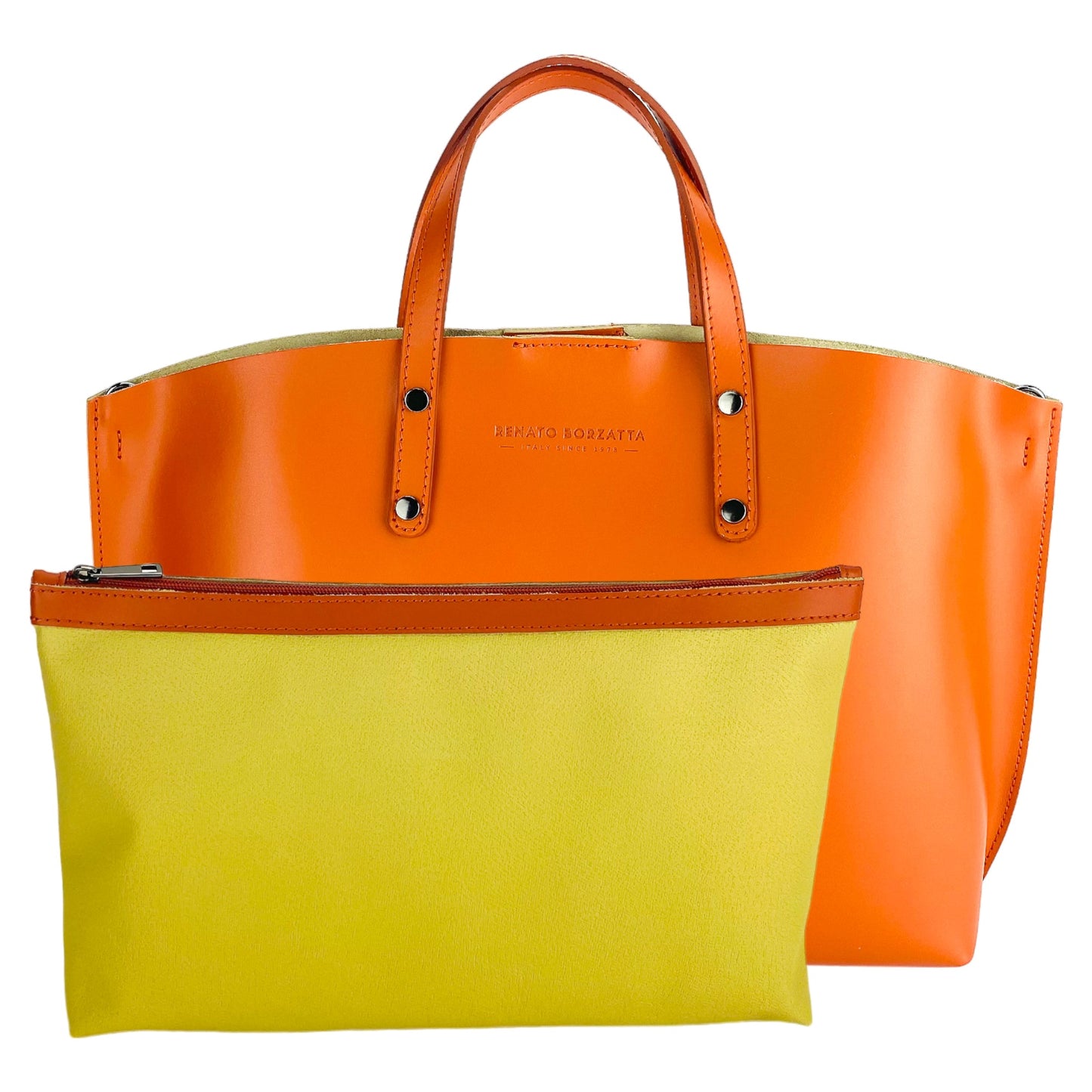 RB1024AM | Borsa Donna a Mano in Vera Pelle Made in Italy con