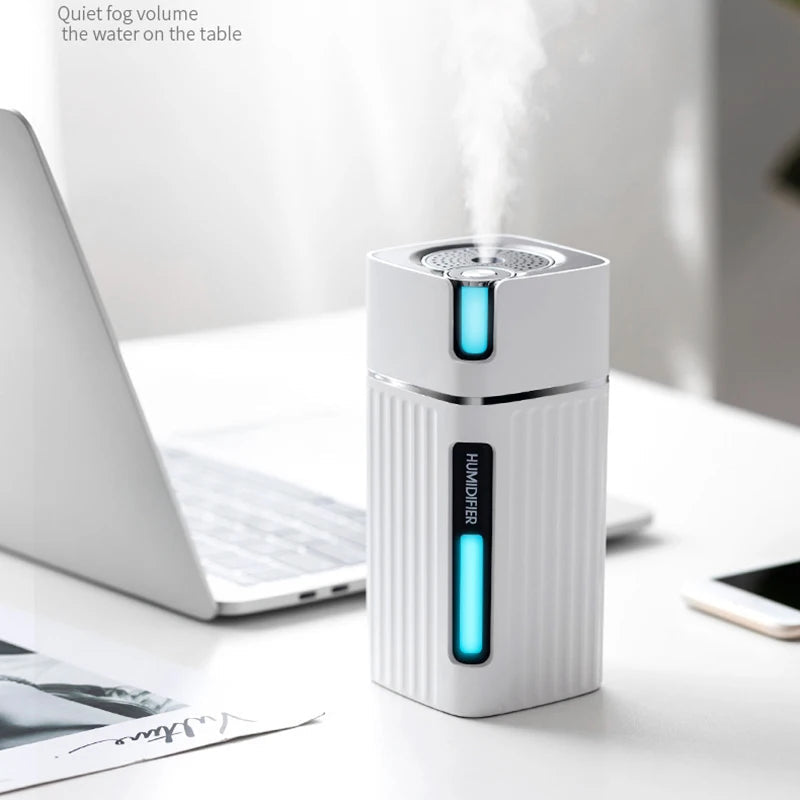 300Ml Air Humidifier Cool Mist Aroma Diffuser with Color LED Light for