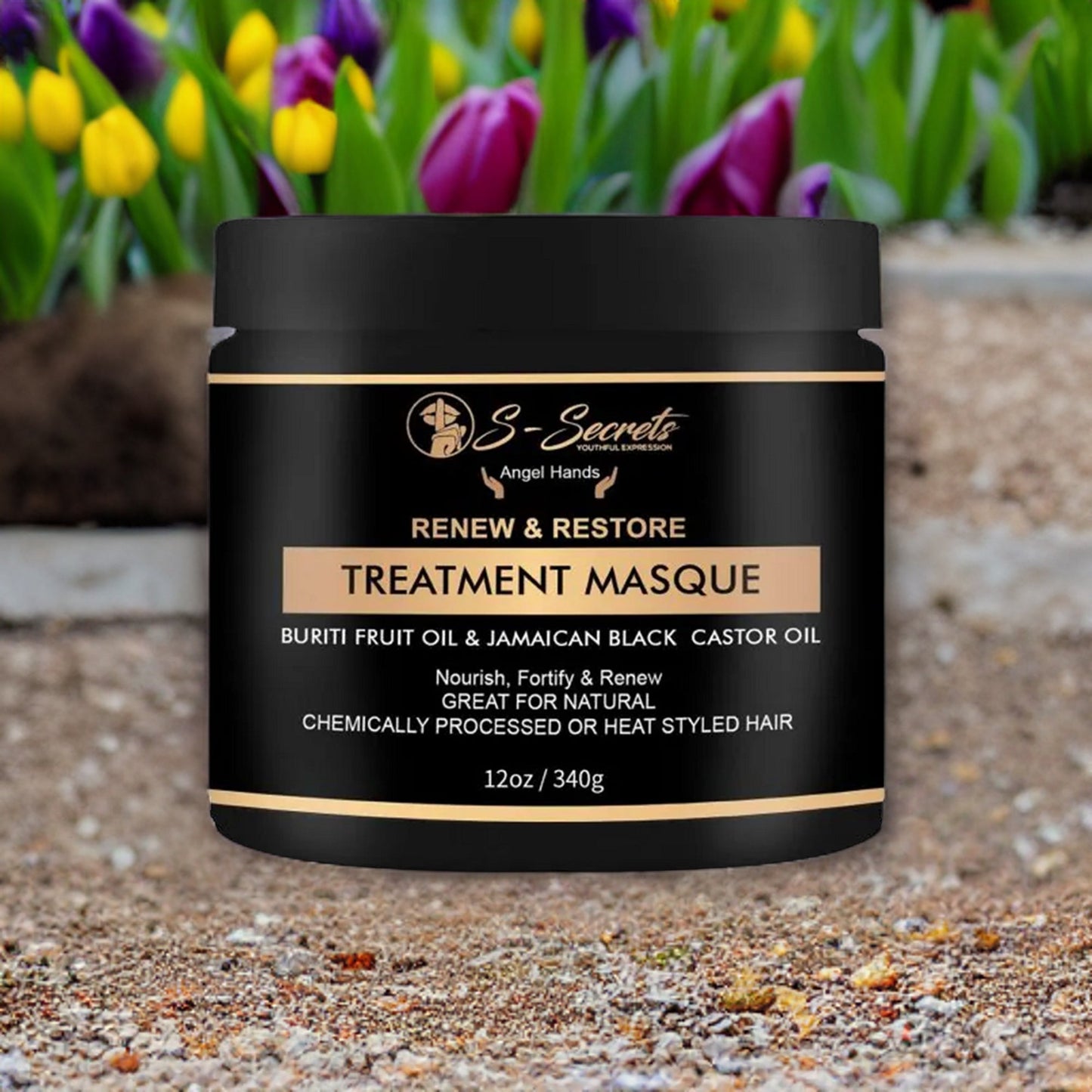 Buriti Fruit Oil and Jamaican Black Castor Oil Hair Masque, Essentials