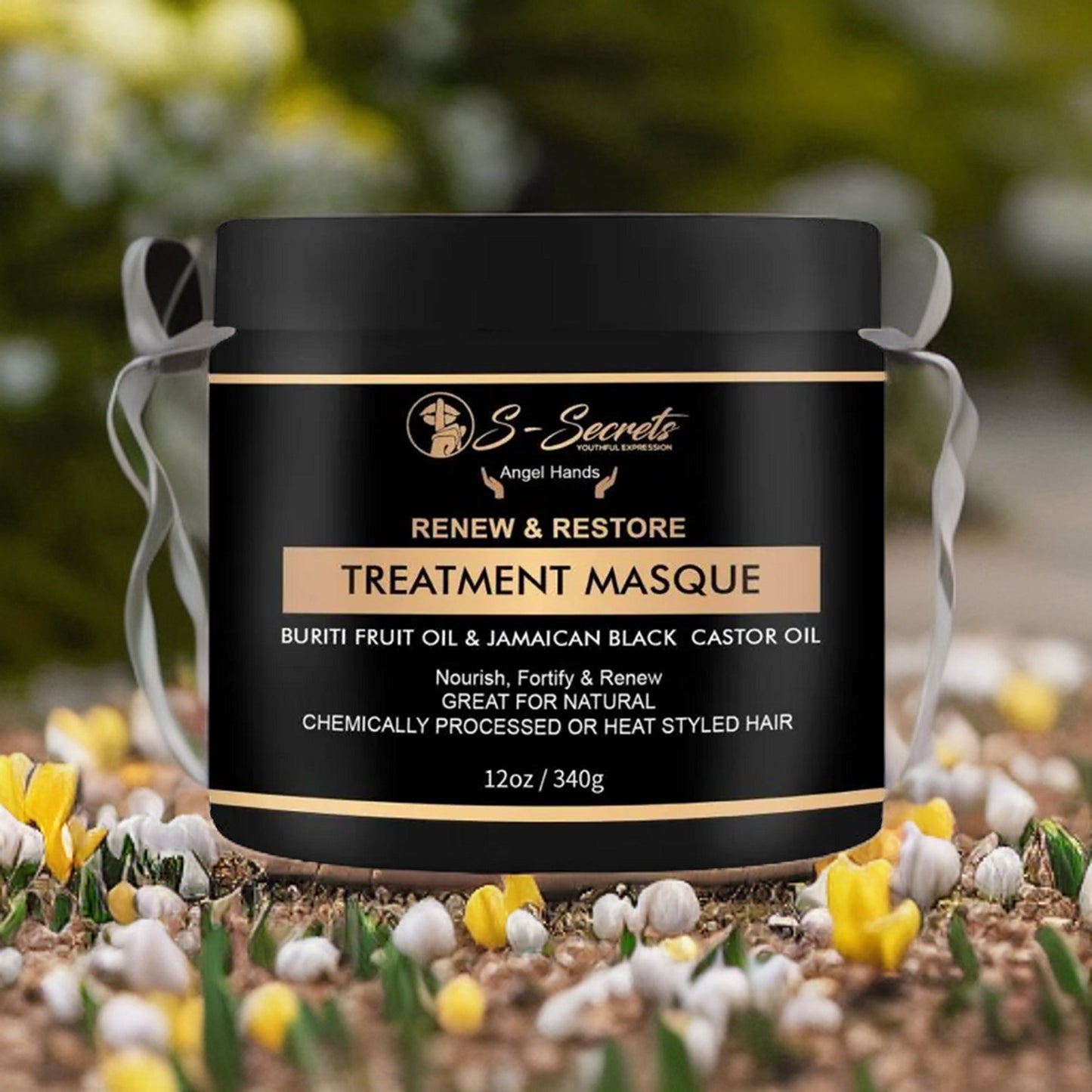 Buriti Fruit Oil and Jamaican Black Castor Oil Hair Masque, Essentials