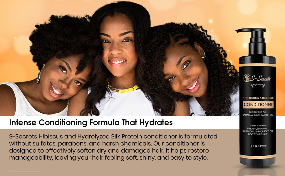 Strengthen & Restore Conditioner with Buriti Fruit oil and Jamaican