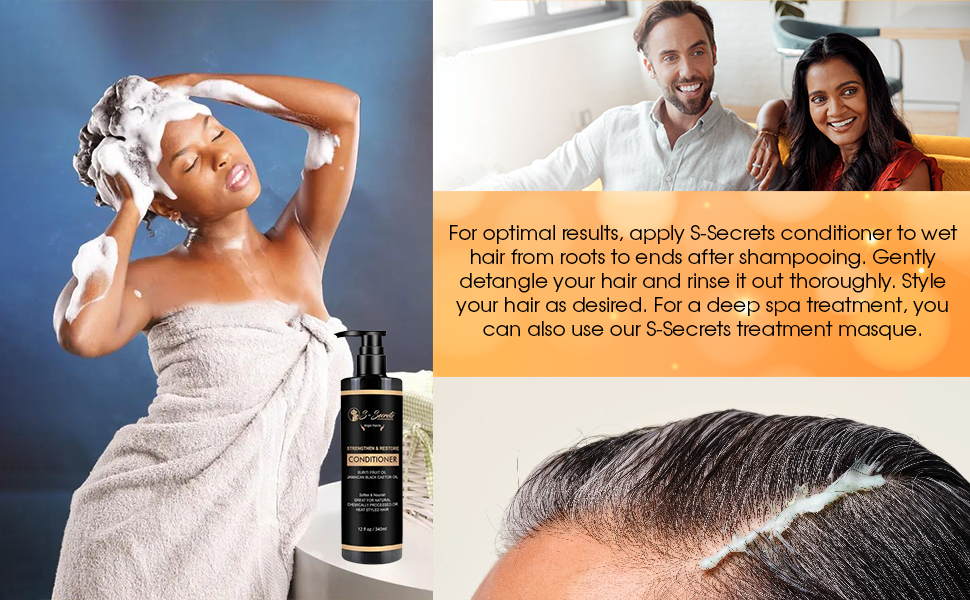 Strengthen & Restore Conditioner with Buriti Fruit oil and Jamaican