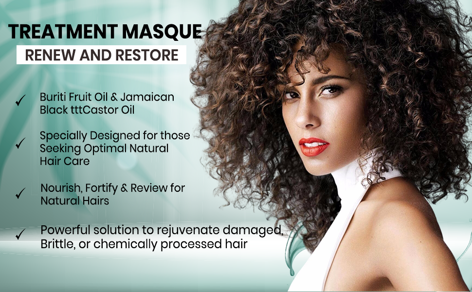 Buriti Fruit Oil and Jamaican Black Castor Oil Hair Masque, Essentials