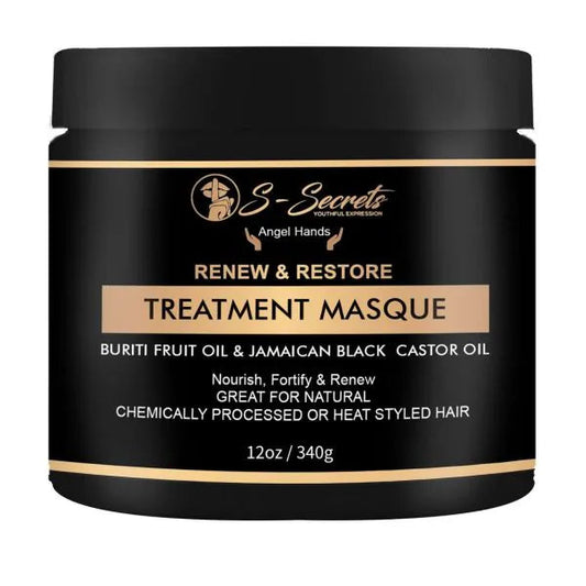 Buriti Fruit Oil and Jamaican Black Castor Oil Hair Masque, Essentials