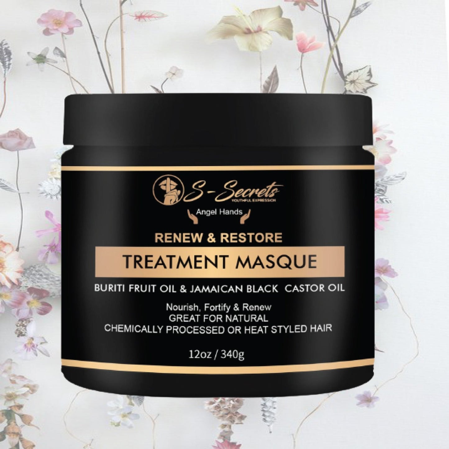 Buriti Fruit Oil and Jamaican Black Castor Oil Hair Masque, Essentials