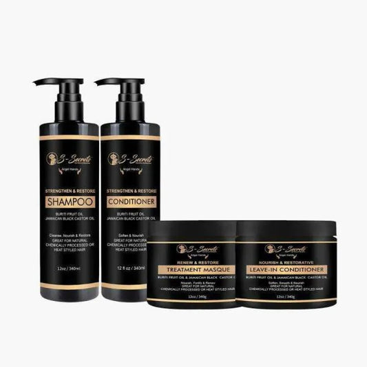 Wash & Nourish Kit For All Hair Types, No Sulfates, Paraben, Silicone