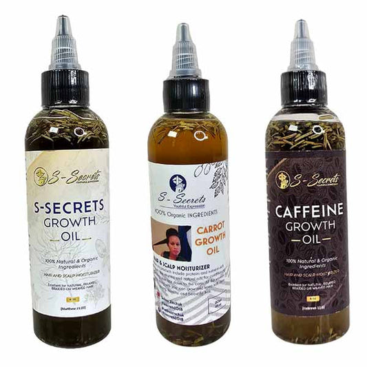 S-Secrets Ultimate Hair Growth Bundle Biotin, Ayuverdic Herbs,